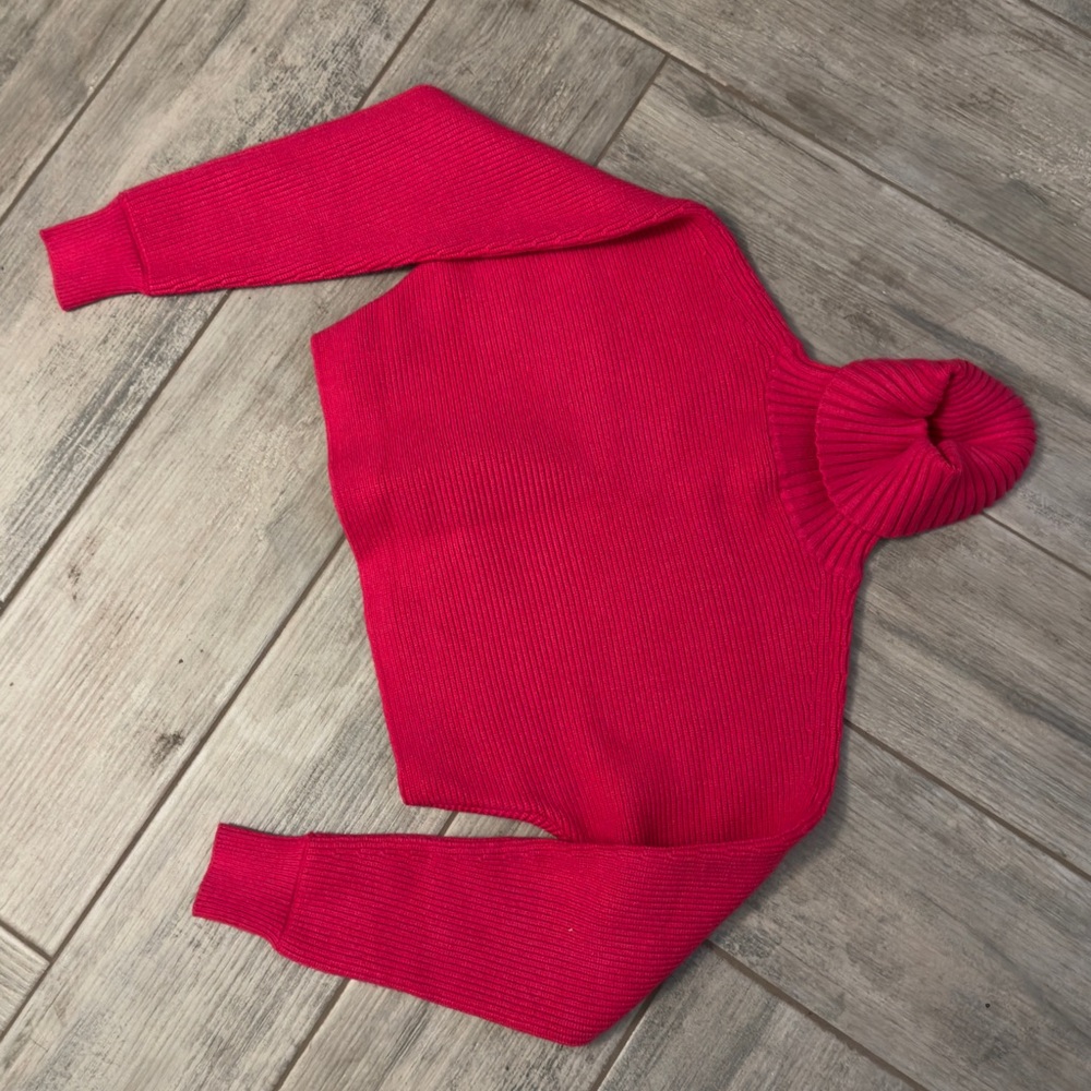 House of Harlow 1960 Cropped Turtleneck Sweater